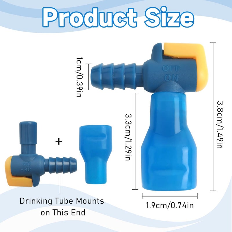 TXSN Store Bite Valve ON-Off Switch Tube Nozzle Replacement for Hydration Bladder - Image 2